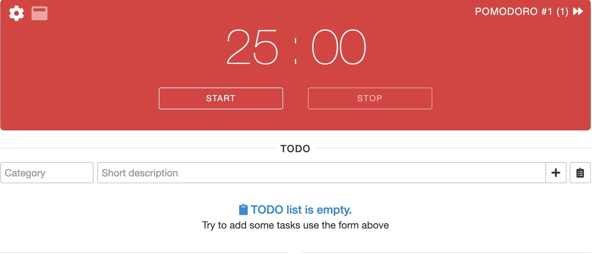 Pomodoro Tracker App