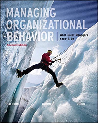 managing organizational behavior book cover