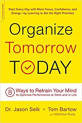 organize tomorrow today book cover