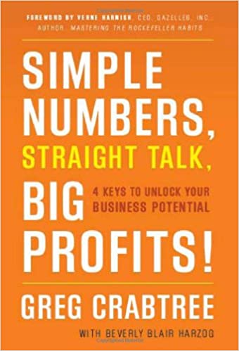 Simple Numbers Straight Talk Big Profits Book Cover