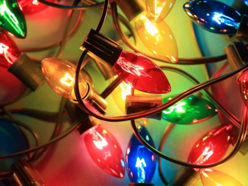 String of Christmas lights
